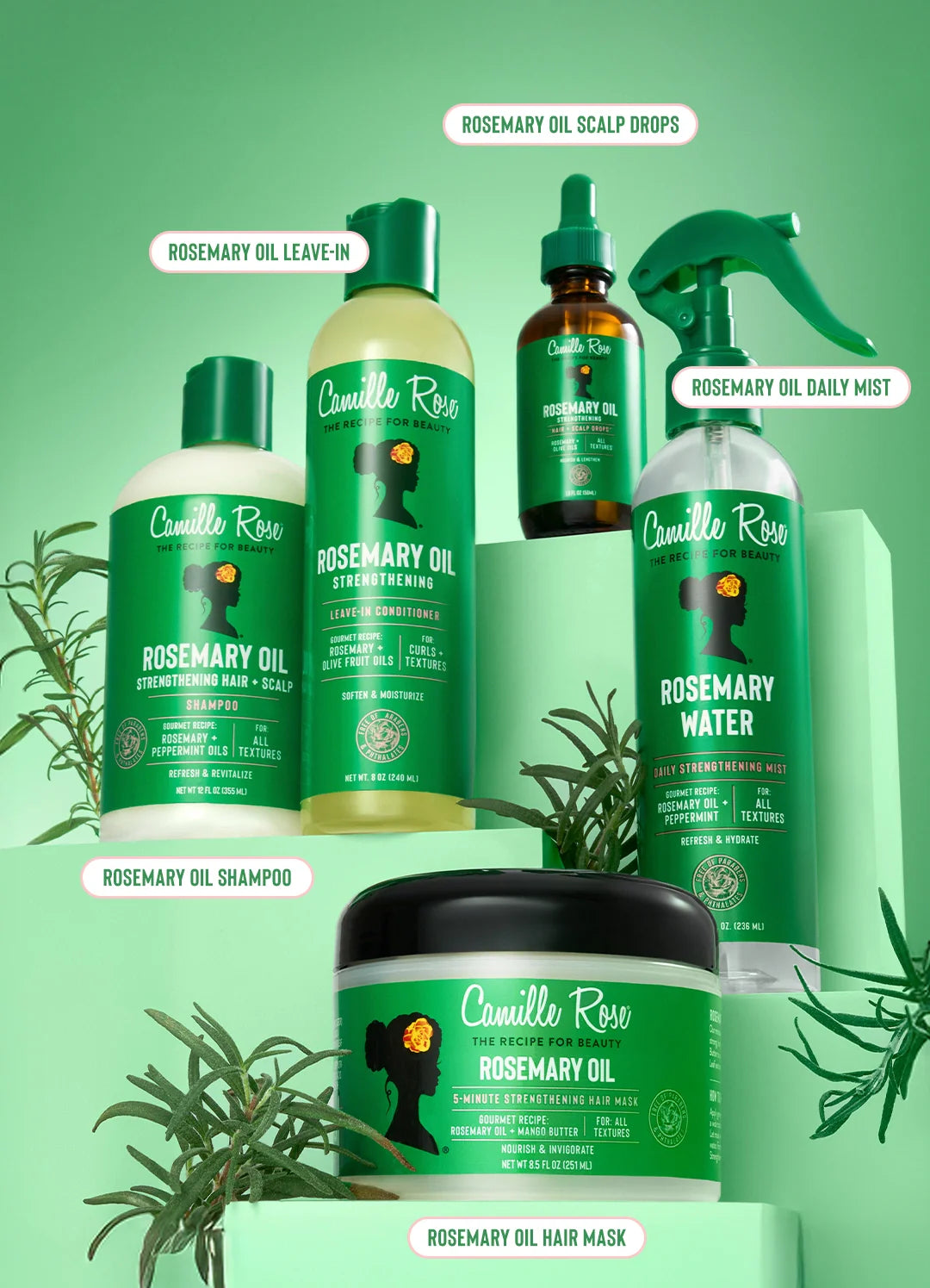 Rosemary Oil Strengthening Hair & Scalp Cleanser